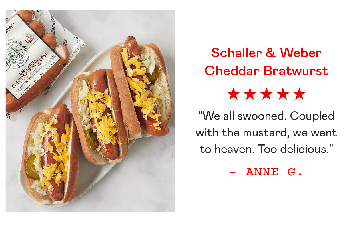 Schaller & Weber Cheddar Bratwurst