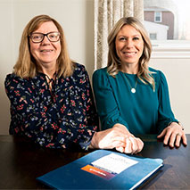 Jen Brady and her mother, Terri.