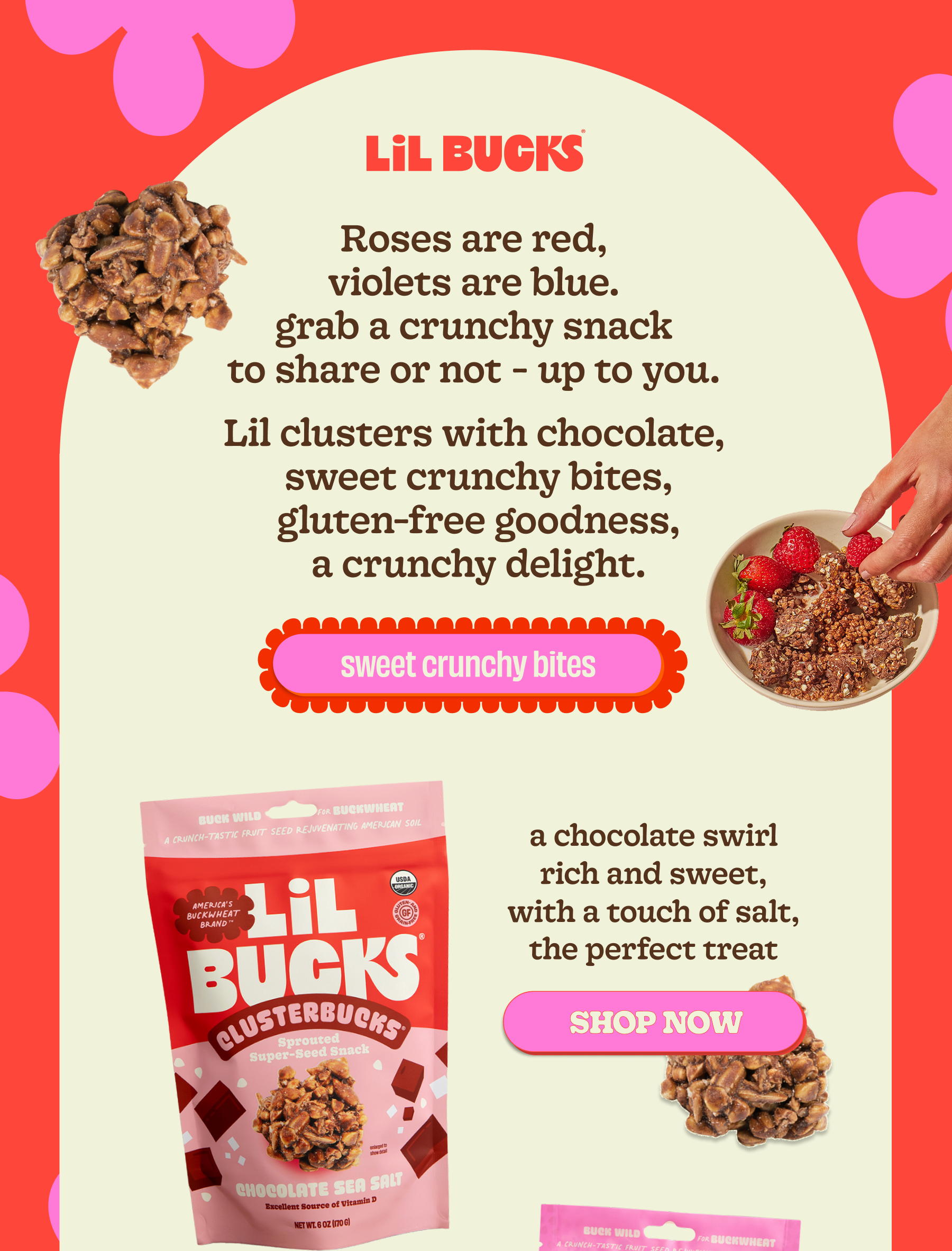 lil bucks crunchy bites
