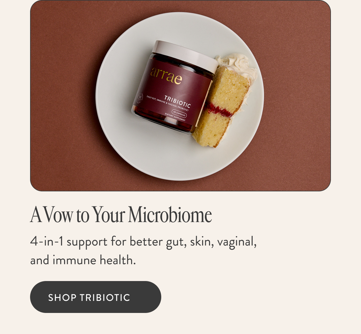 A Vow to Your Microbiome