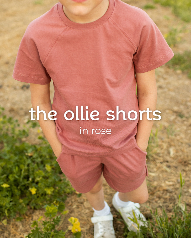 Ollie Shorts in Rose