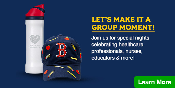 Let's make it a group moment! Join us for special nights celebrating healthcare professionals, nurses, educators, and more! Learn More.
