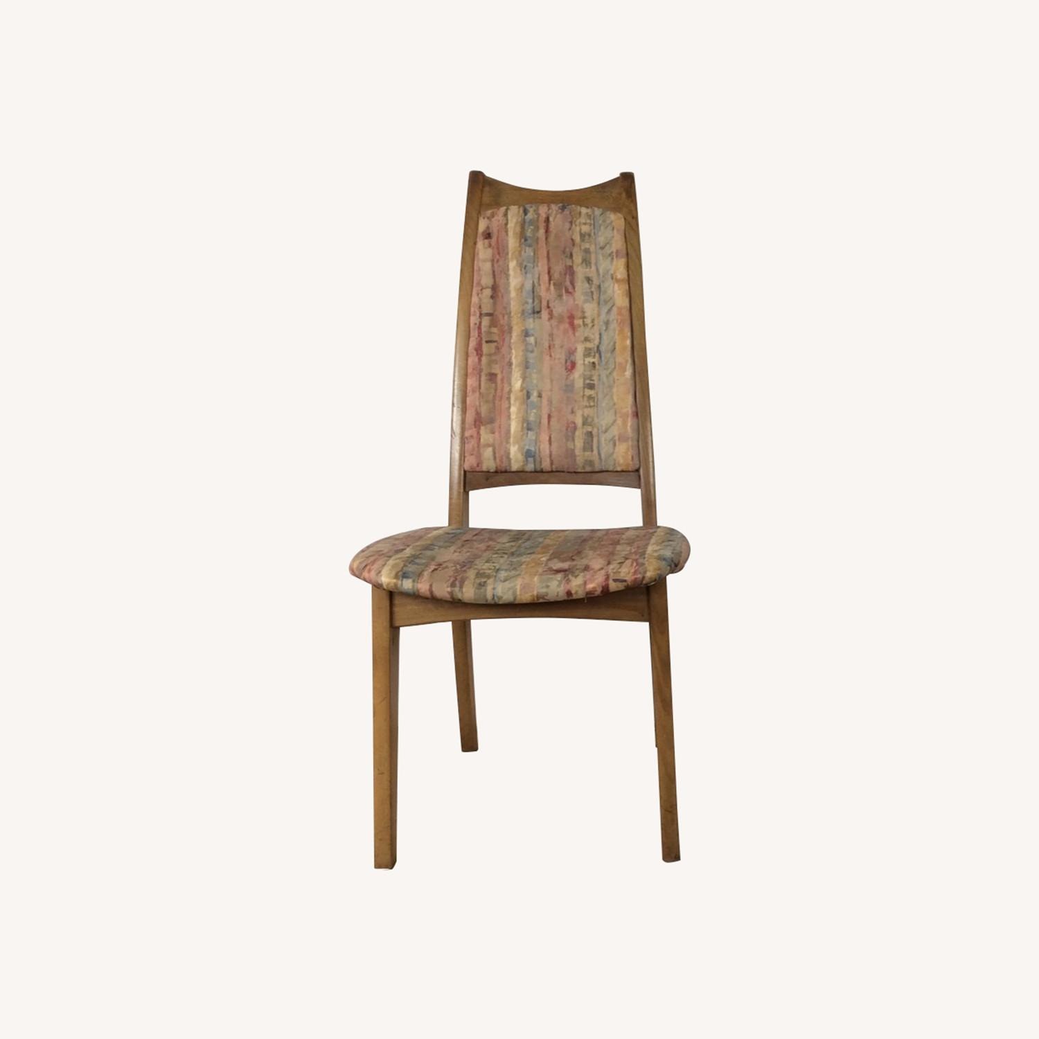 Image of MCM Dining Chairs With Vintage Upholstery