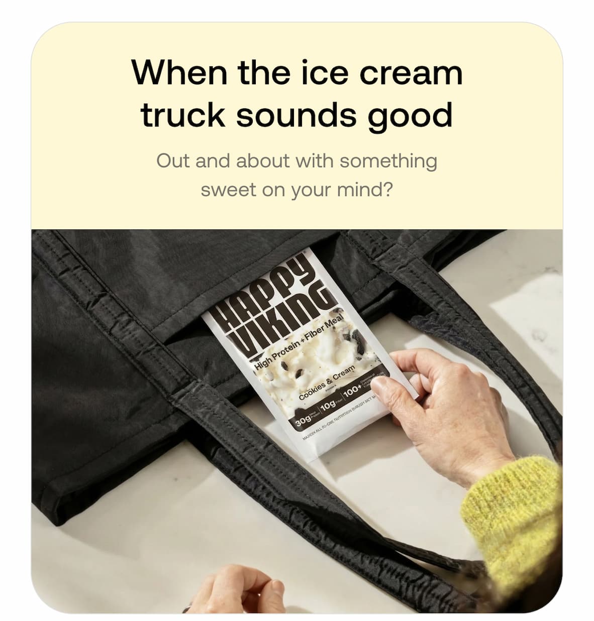 When the ice cream truck sounds good Out and about with something sweet on your mind?