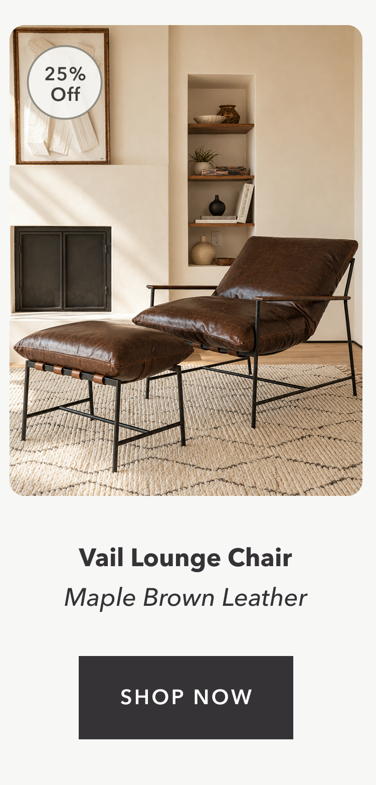 Vail Lounge Chair now 25% Off
