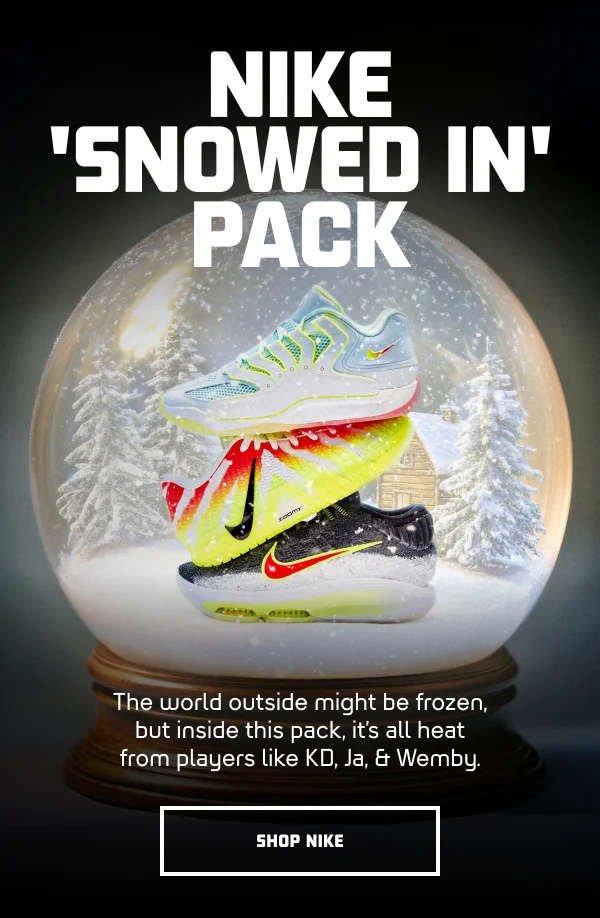 NIKE 'SNOWED IN' PACK | The world outside might be frozen, but inside this pack, it’s all heat from players like KD, Ja, & Wemby.