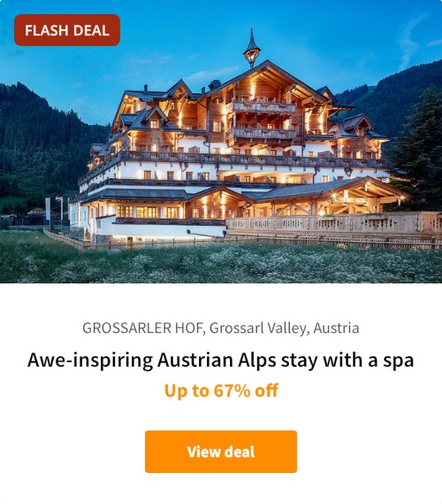 Awe-inspiring Austrian Alps stay with a spa