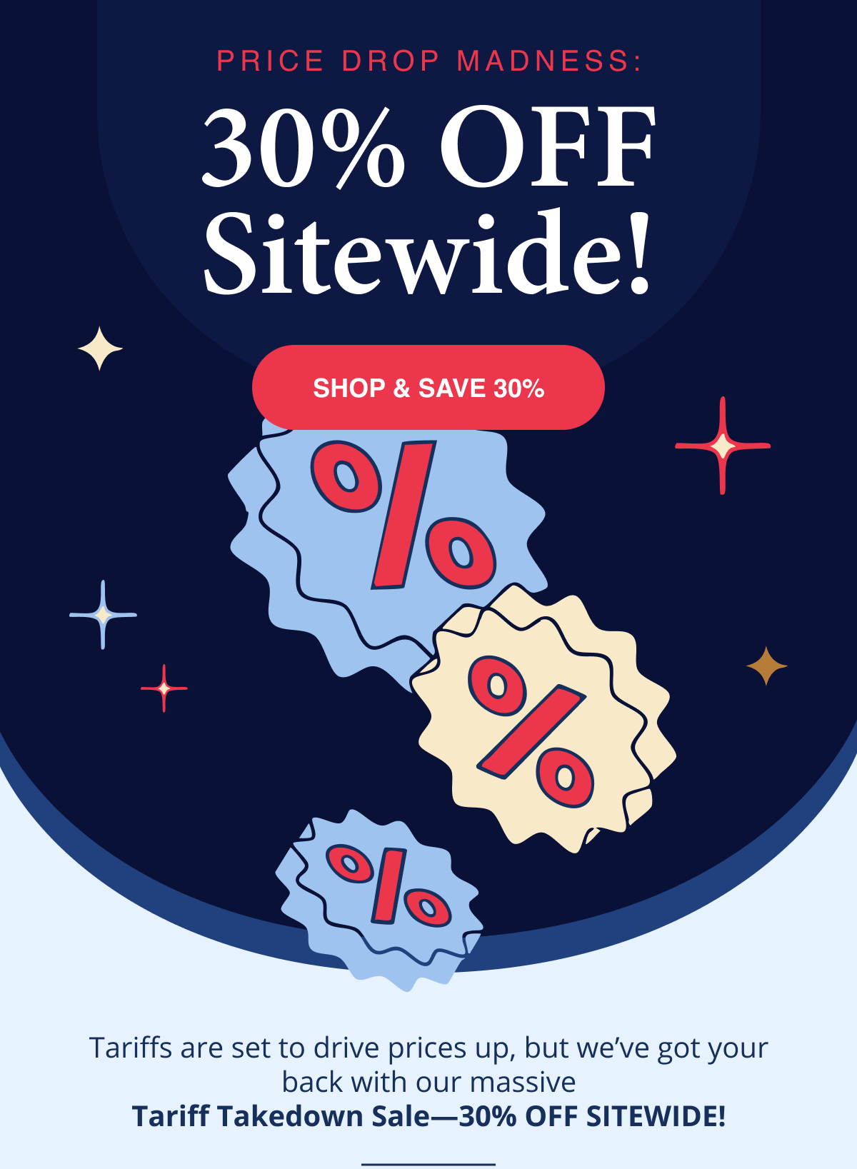 30% OFF Sitewide!