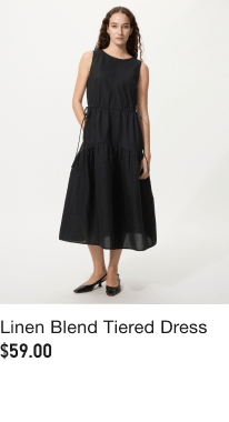 product9women0linen0blend0tiered0dress