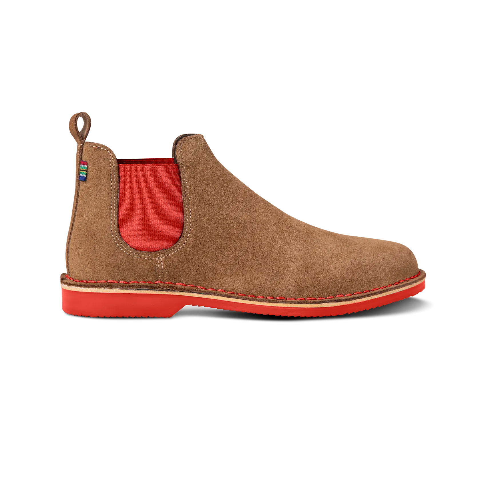 Image of Chelsea Boot Pinotage (Red Sole)