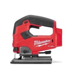 A Milwaukee M18 18V Fuel Cordless Jig Saw against a light gray tile.