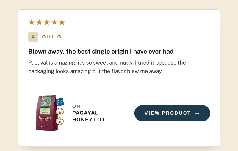 Pacayal Honey Lot