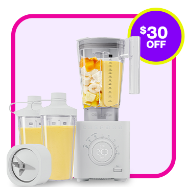 Chefman Obliterator Blender with Auto Blend and Travel Jars