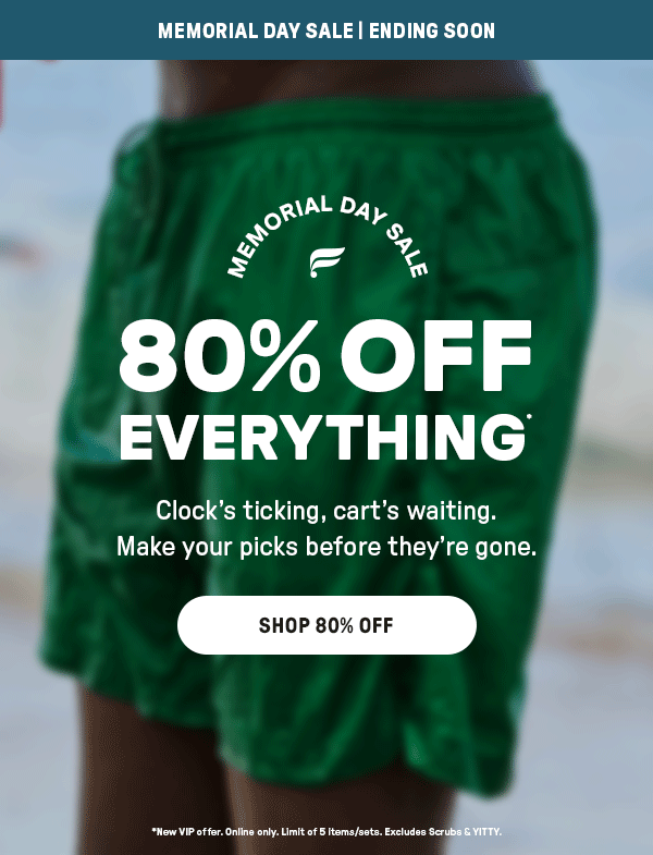 Memorial Day Sale Ending Soon