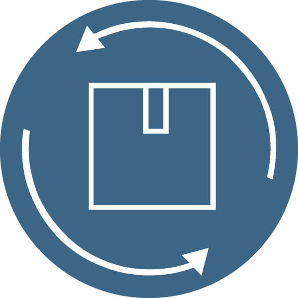 Calendar with Return Arrow Icon