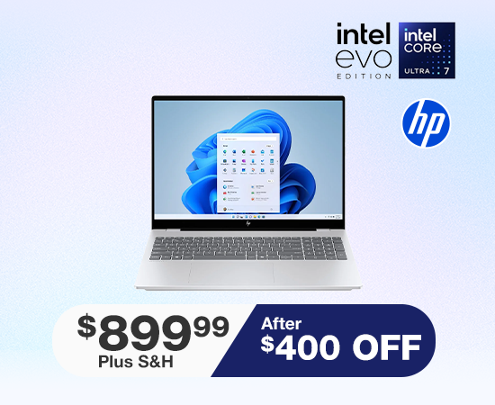 HP OmniBook 7 16-inch Touchscreen Laptop with Intel Core Ultra 7 Processor $899.99 After $400 OFF Plus S&H