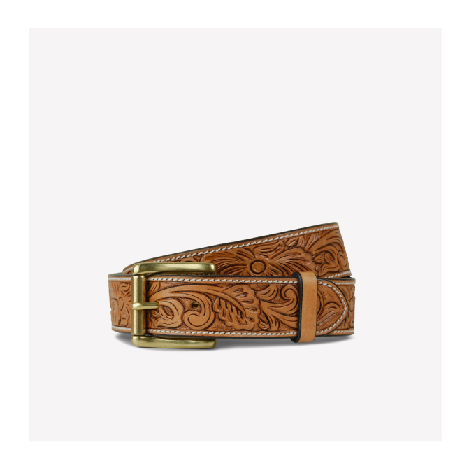  Oak Motte Tooled Belt