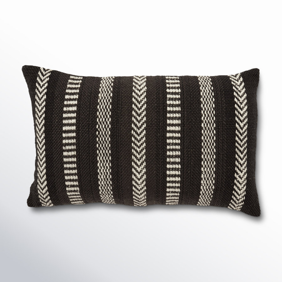 Positano Polyester/Polyester blend Lumbar Rectangular Indoor/Outdoor Pillow