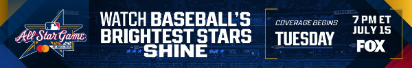 2025 MLB All-Star Game presented by Mastercard. Watch baseball's brightest stars shine. Coverage begins Tuesday, July 15 at 7 p.m. ET on FOX.