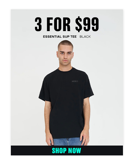 ESSENTIAL SUP TEE BLACK