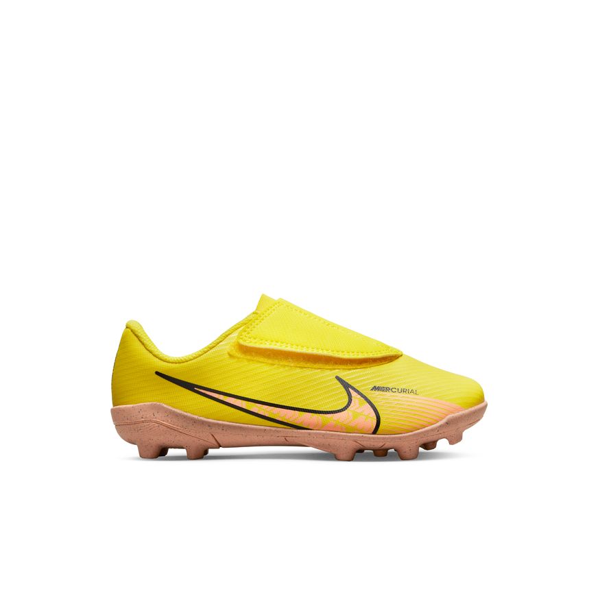 Image of Nike Jr. Mercurial Vapor 15 Club MG-Yellow Strike/Sunset Glow