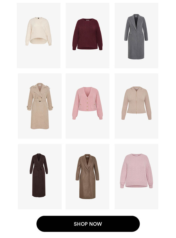 Shop 30% off* all Coats and Knits