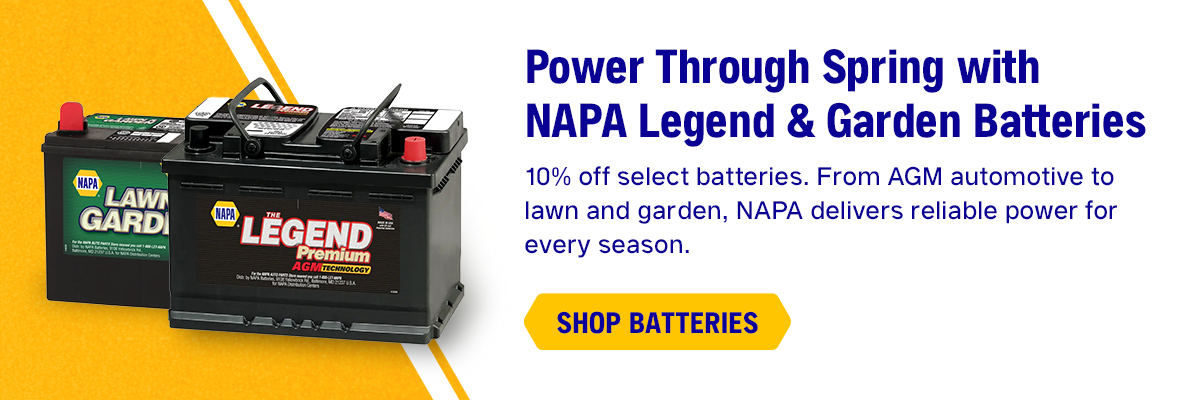 NAPA Legend Batteries and Garden Batteries