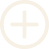 White plus sign inside a white circle