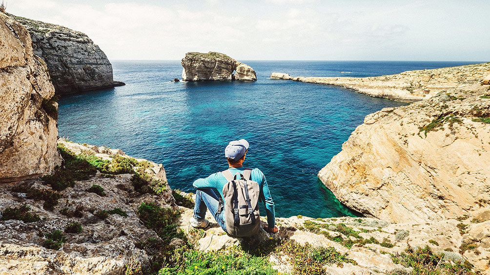 Image description: Blue Lagoon in Malta.
