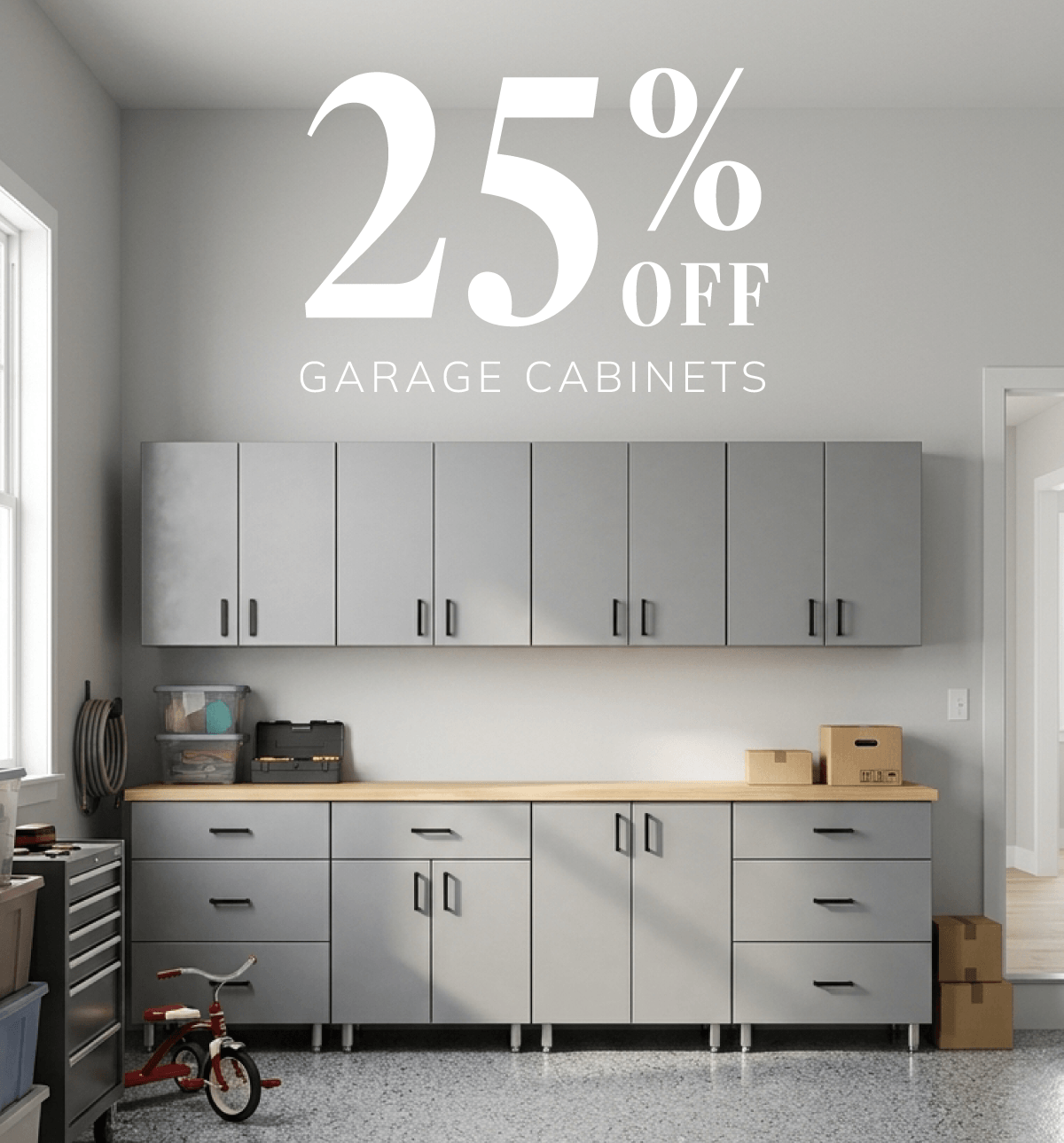 25% Off Garage Cabinets