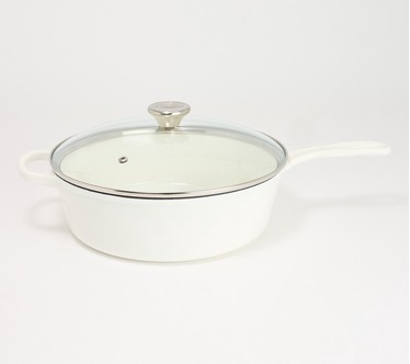 Le Creuset 3.75-qt Enameled Cast Iron Cassadou w/ Glass Lid