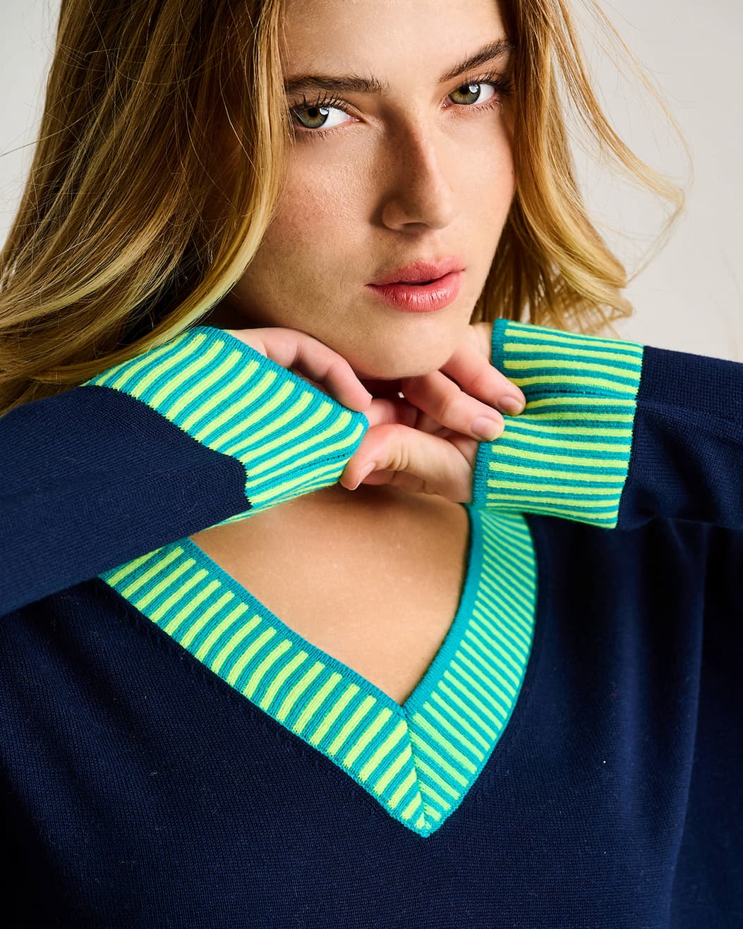 Ribbed & Ready Cotton Sweater