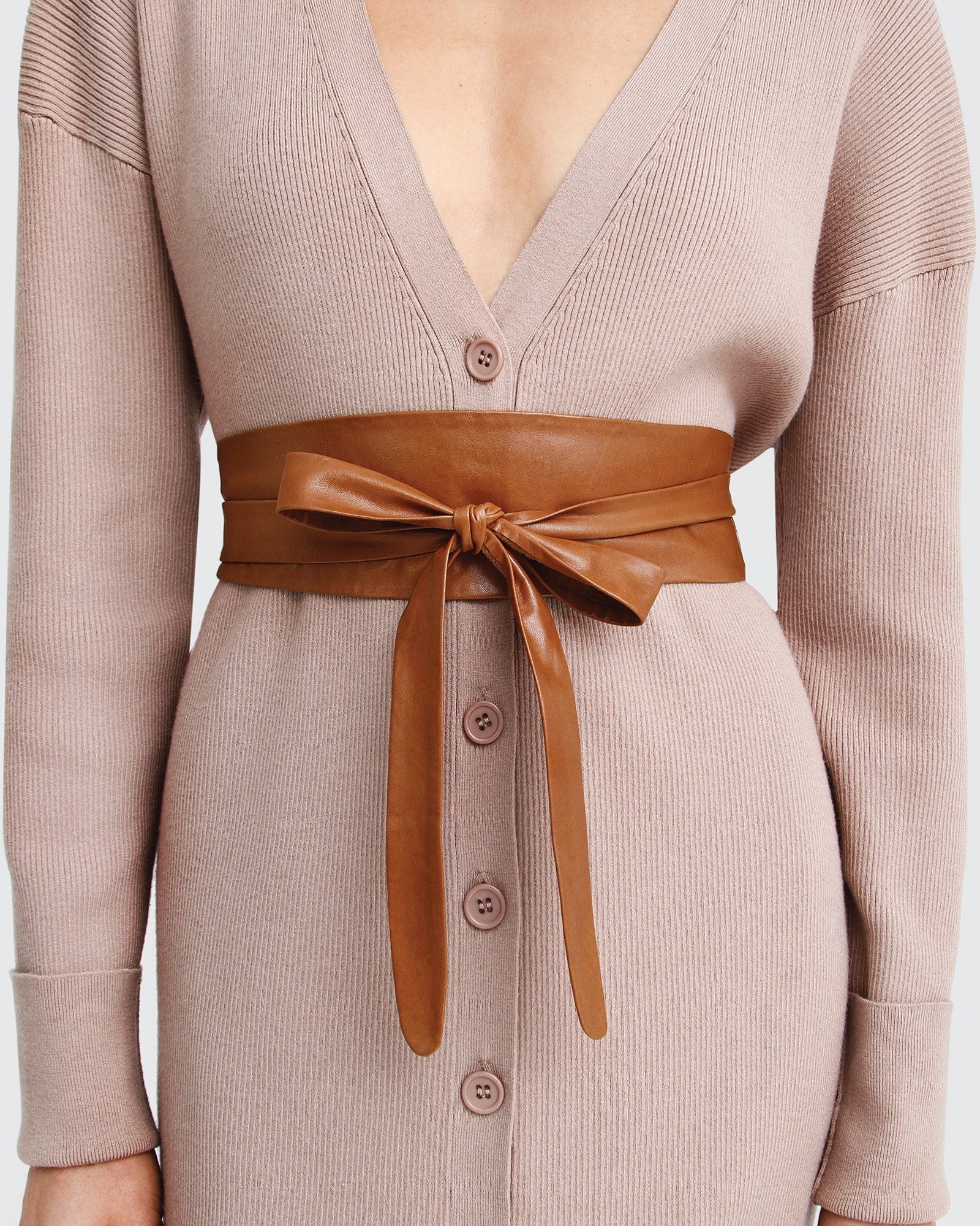Image of Odyssey Soft Wrap Leather Belt - Brown