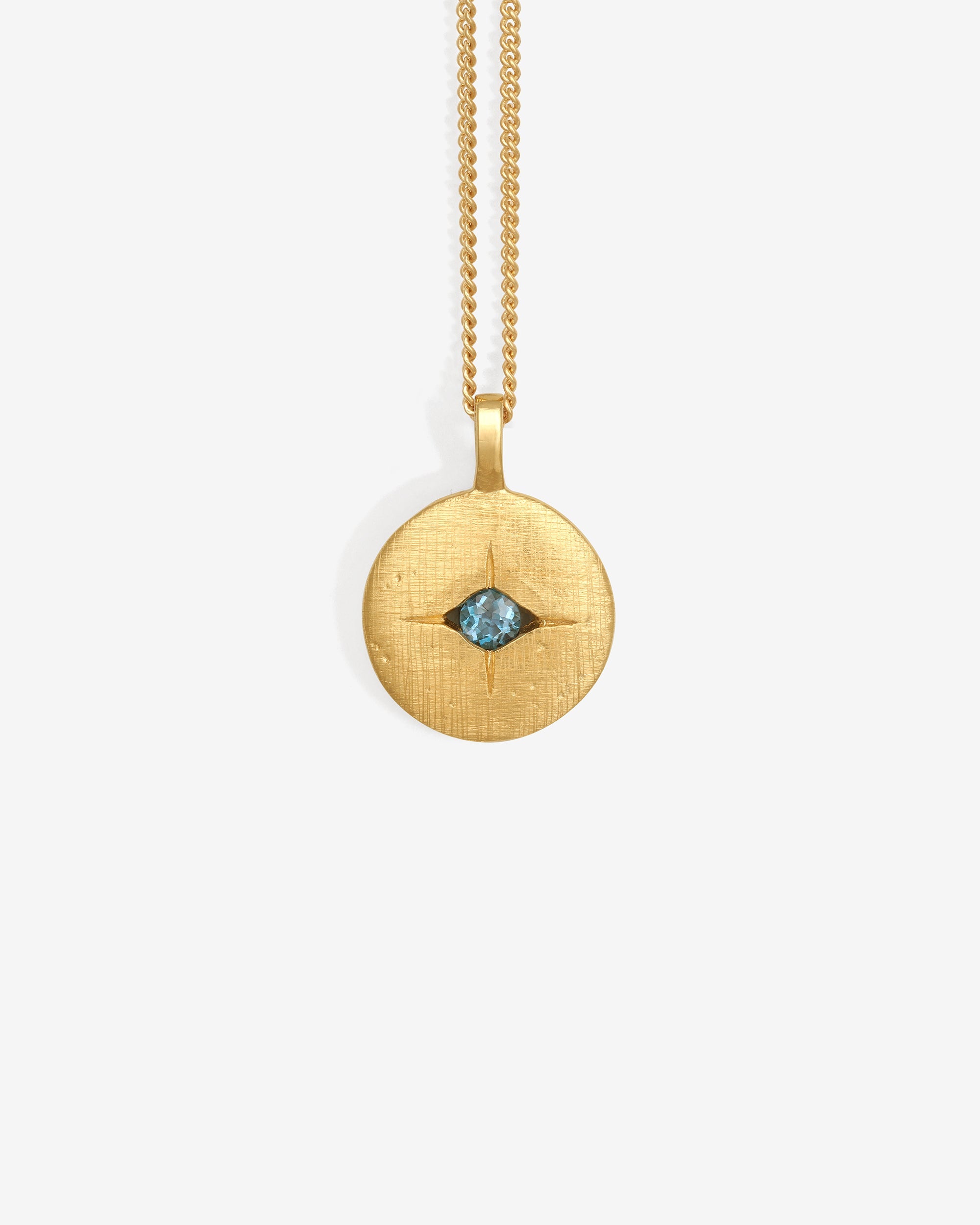 Image of Mavi Eye Necklace Gold Vermeil