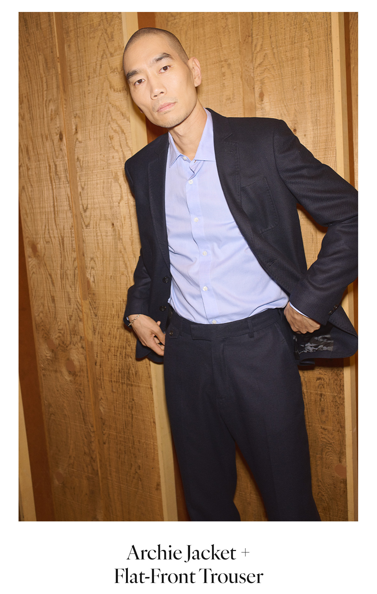Archie Jacket + Flat Front Trouser