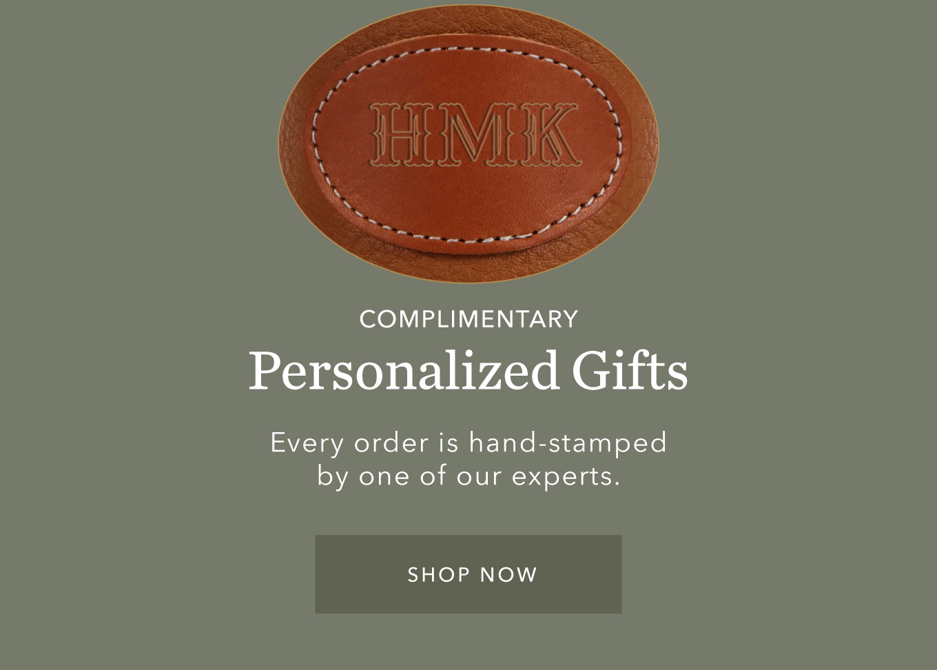 SHOP PERSONALIZATION