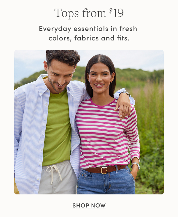 Shop Tops from $19