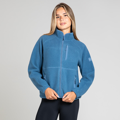 Luxe Full Zip Fleece Blue