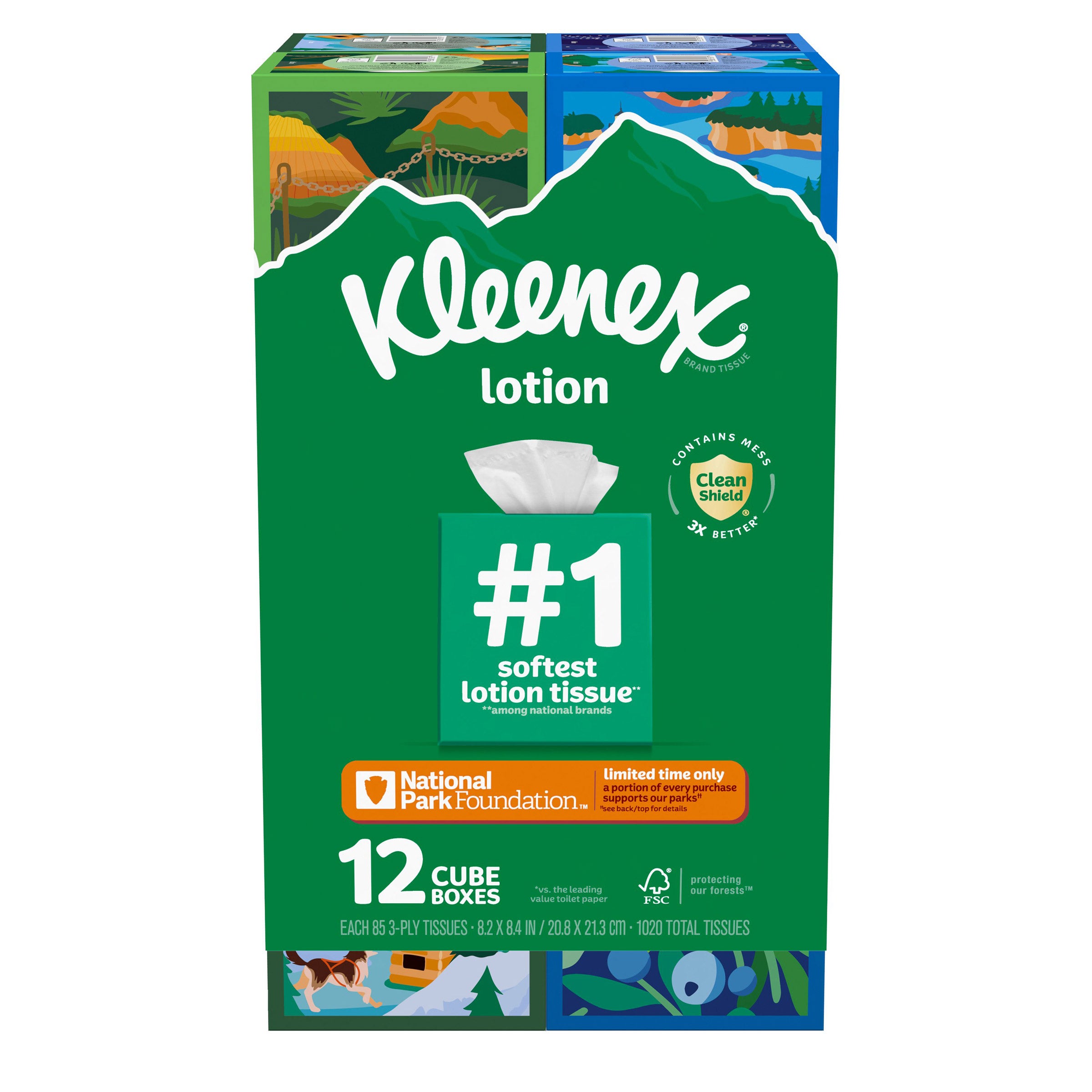 Kleenex Soothing Lotion Facial Tissue