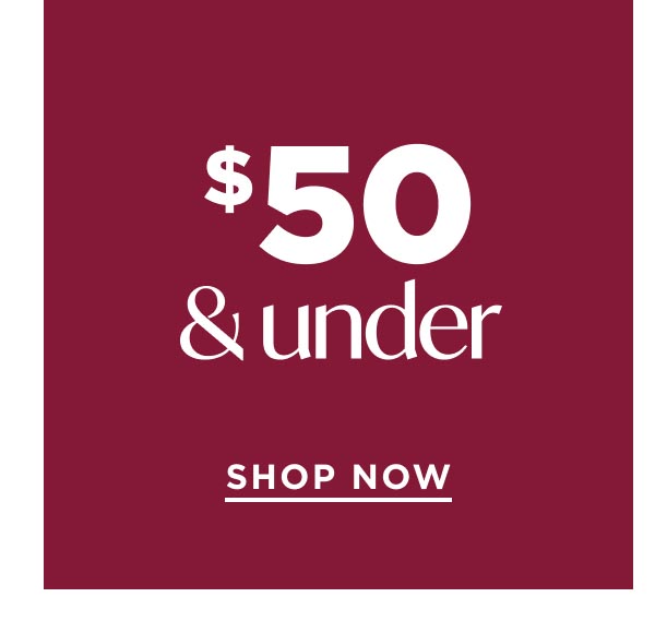 $50 Under