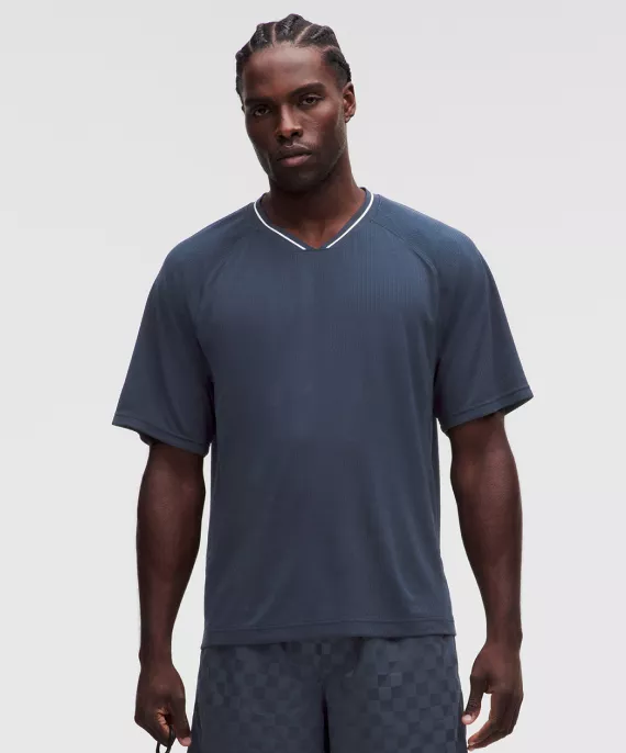 Relaxed-Fit Collared Jersey