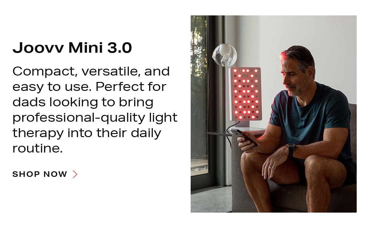 Compact, versatile, and easy to use. Perfect for dads looking to bring professional-quality light therapy into their daily routine.