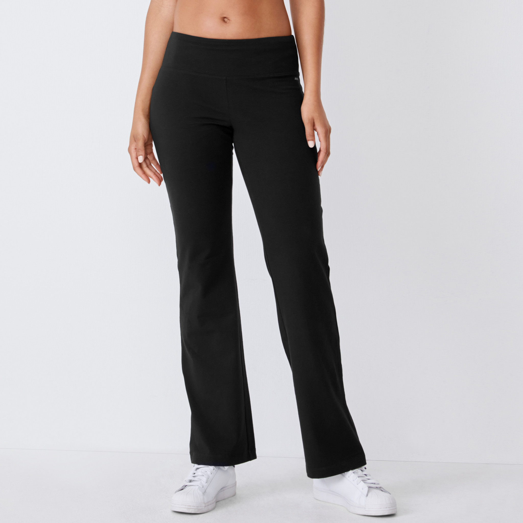 Cotton Stretch Slim Bootleg Pant