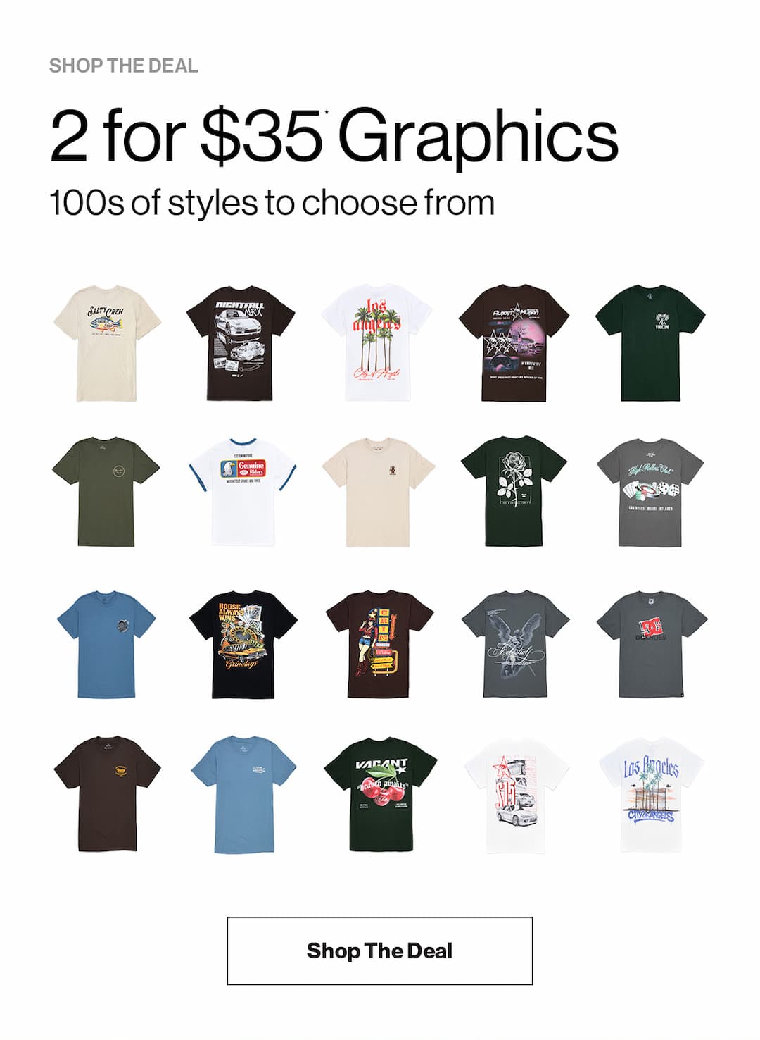 Shop Men's 2 for $35 Tees