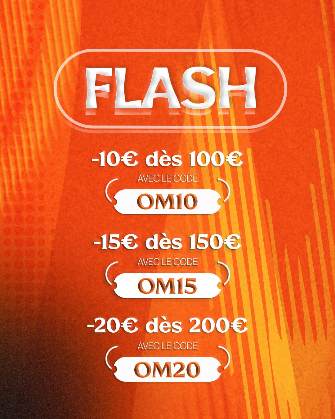 3 codes promo