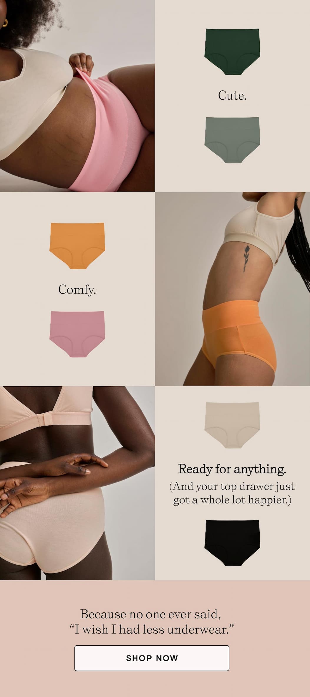 Models in New Undies