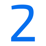 Icon of the number two