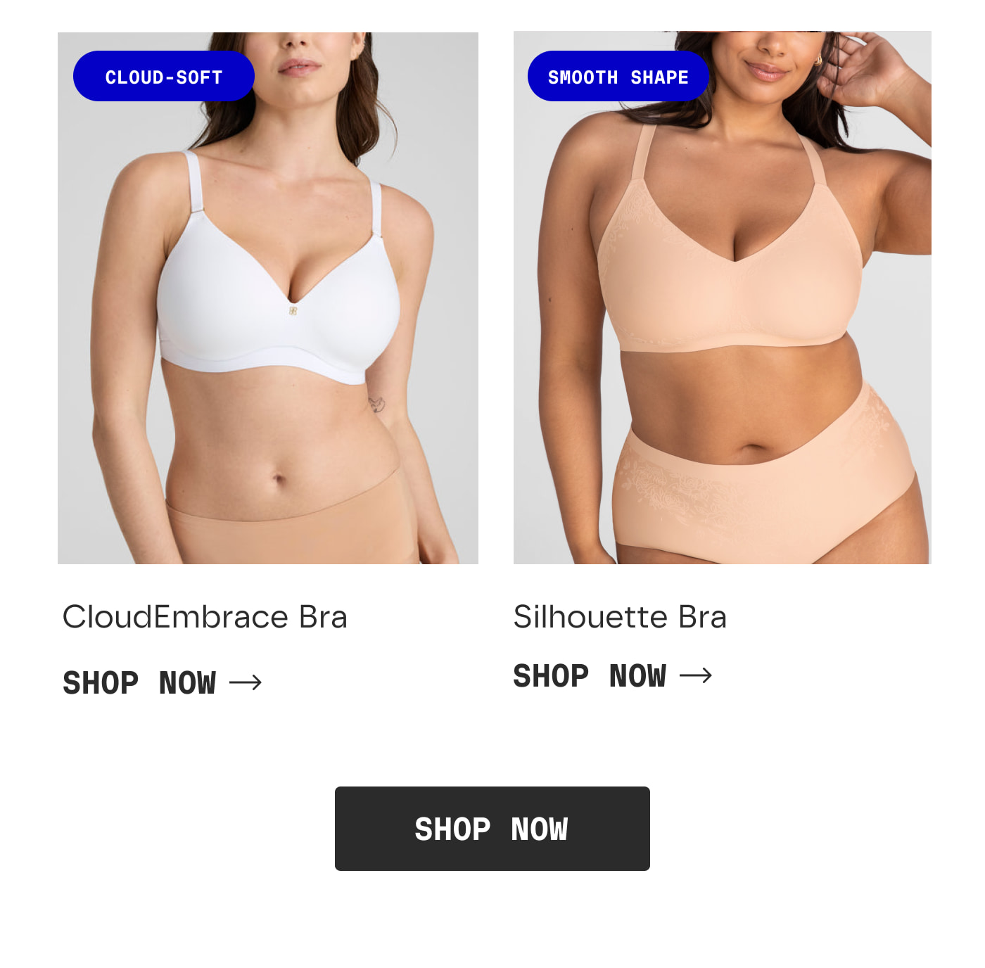 CloudEmbrace Bra | CLOUD-SOFT | SHOP NOW | Silhouette Bra | SMOOTH SHAPE | SHOP NOW