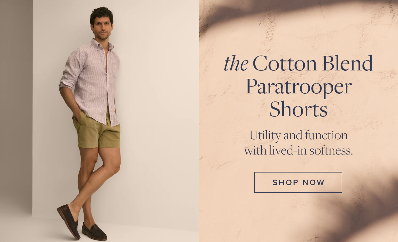 The Cotton Blend Paratrooper Shorts Shop Now