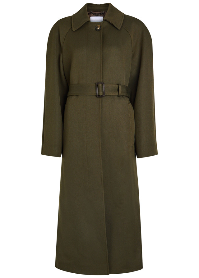 STELLA MCCARTNEY Belted twill coat